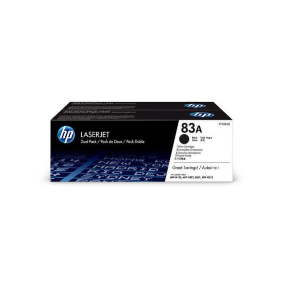 Toner HP CF283AD 83A sort (2)