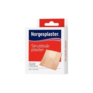 Plaster NORGESPLASTER Skrubbsår 8x10cm