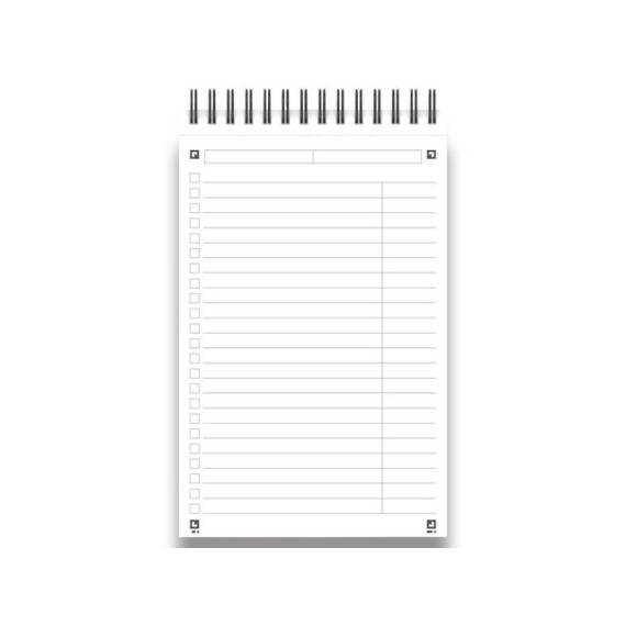 Notatbok OXFORD to-do-list 12,5x20 ass