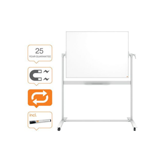 Whiteboard NOBO Vendbar emalje 90x120cm