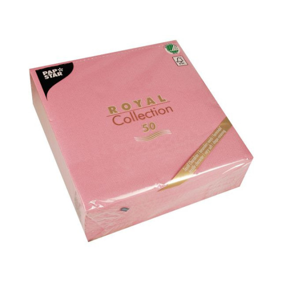 Serviett PAPSTAR RC 40x40cm rosa (50)