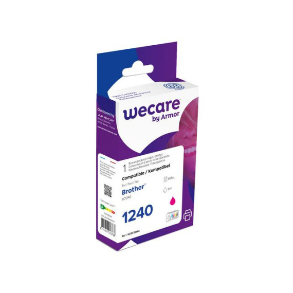 Blekk WECARE BROTHER LC1240M Magenta