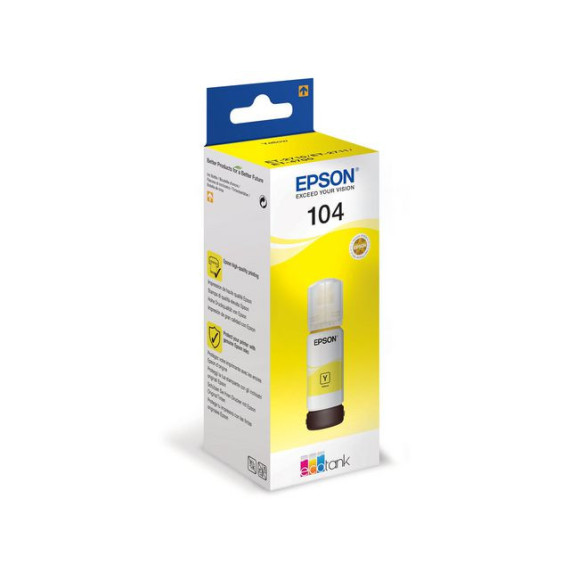 Blekk EPSON 104 EcoTank gul