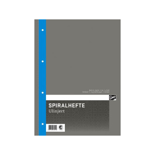 Spiralhefte EMO A4 70g 80 blad ulinjert