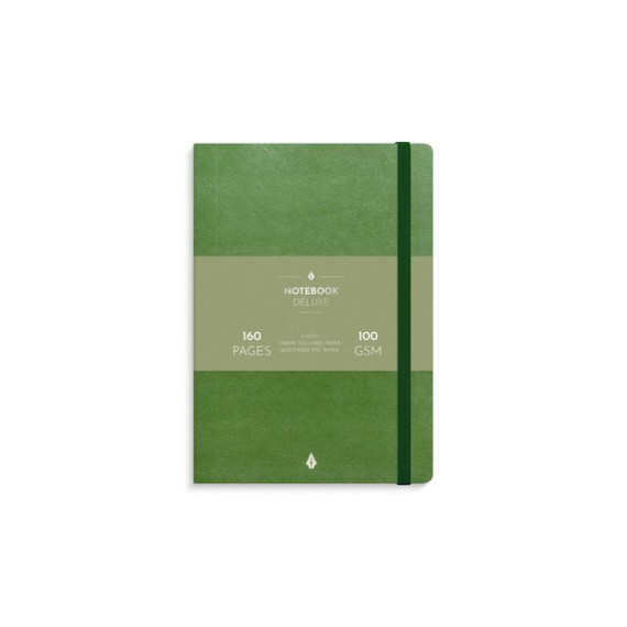 Notatbok BURDE Deluxe A5 grønn