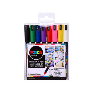 Paintmarker UNI Posca PC-1MR ass std (8)