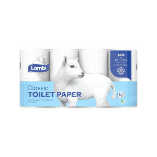 Toalettpapir 3L hvit (8)