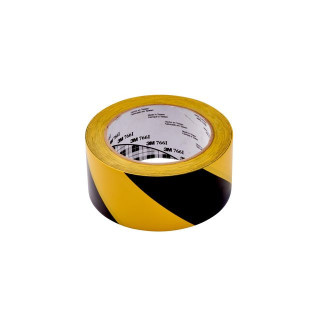 Varseltape 3M 766 gul/sort