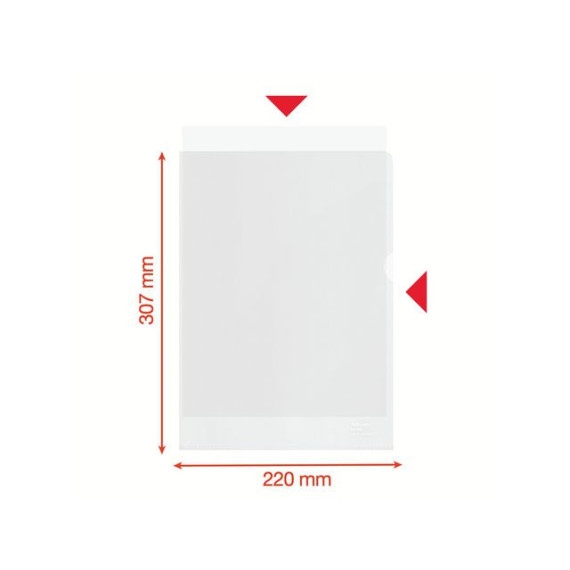 Plastomslag ESSELTE recycl A4 100my(100)