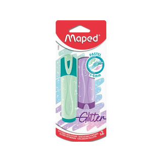 Highlighter MAPED glitter pastell (2)