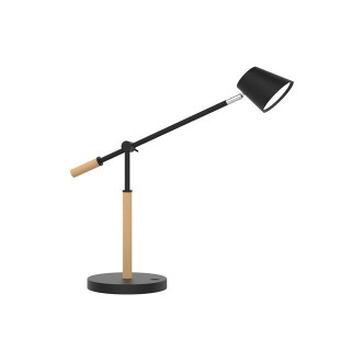 Lampe UNILUX LED Vicky tre/sort