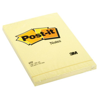 Notatblokk POST-IT notes  102x152 gul