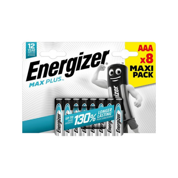 Batteri ENERGIZER Alk Max plus AAA (8)