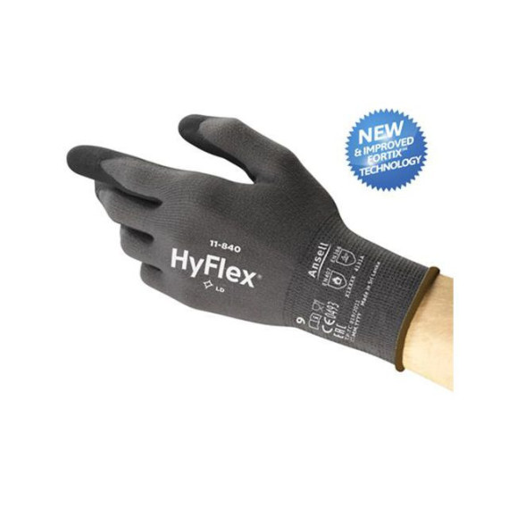 Hanske HYFLEX 11-840 lett arbeid str.12