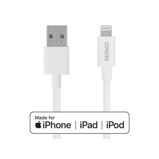 Kabel DELTACO USB-A til Lightning, 2m