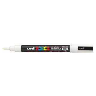 Paintmarker UNI Posca PC-3M hvit