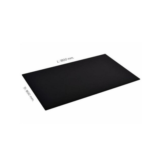 Bordplate KENSON 180x80cm sort