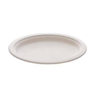 Tallerken bagasse oval 19x26cm (50)