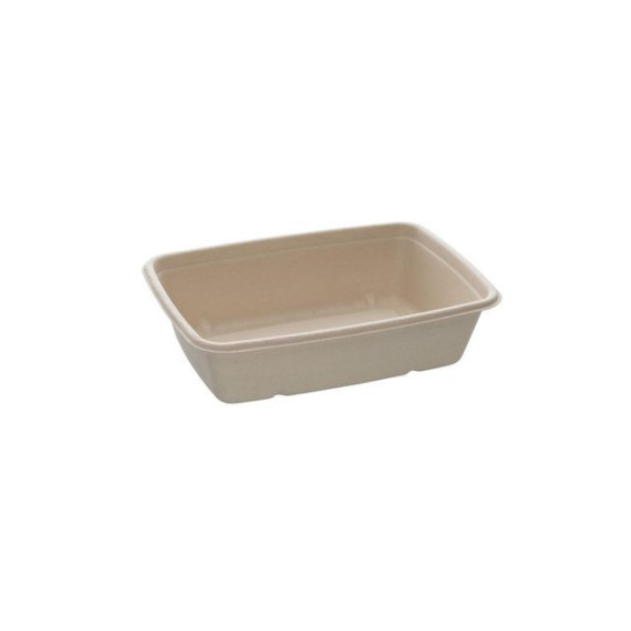 Mikrobeger bagasse 16x23cm 1050ml (75)