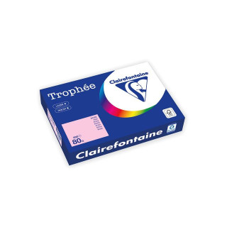 Kopipapir TROPHEE A4 80g lysrosa (500)