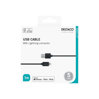 Kabel DELTACO USB-C til Lightning 1m