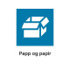 Etikett Papp og Papir A4