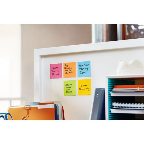 Notatblokk POST-IT SS 76x127 u.gul(12)