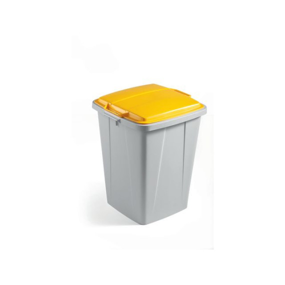 Lokk DURABLE avfallsbeholder 90L gul