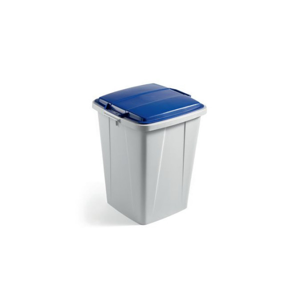 Lokk DURABLE avfallsbeholder 90L blå