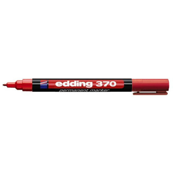 Merkepenn EDDING 370 rød