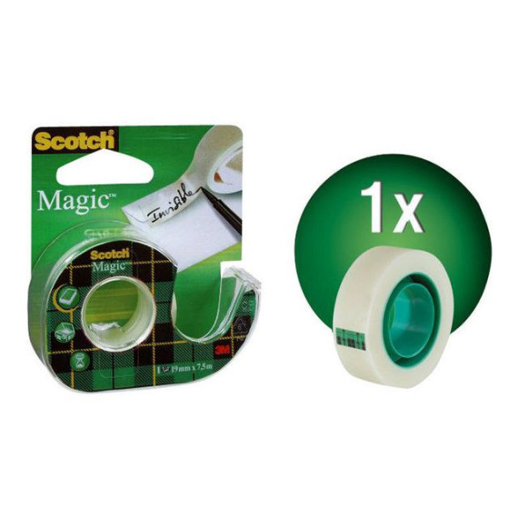 Tape SCOTCH Magic 810 19mmx7,5m m/disp