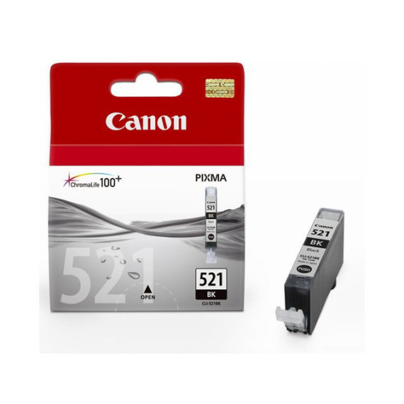 Blekk CANON CLI-521BK sort