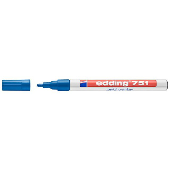 Paintmarker EDDING 751 blå