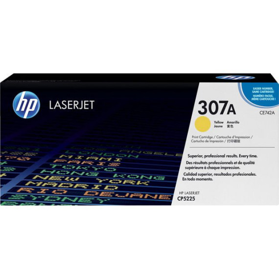 Toner HP CE742A 7.3K gul