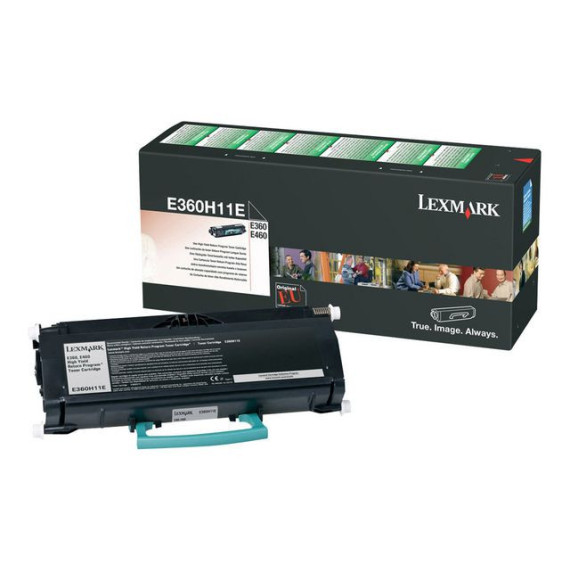 Toner LEXMARK E360H11E 9K sort