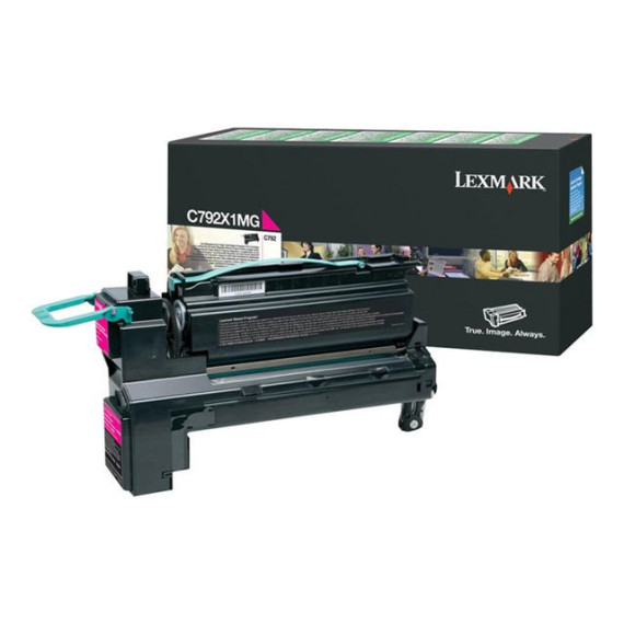 Toner LEXMARK C792X1MG 20K rød