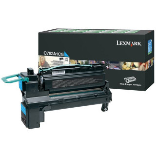 Toner LEXMARK C792A1CG 6K blå