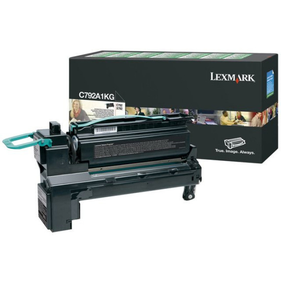 Toner LEXMARK C792A1KG 6K sort