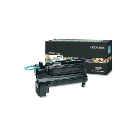 Toner LEXMARK C792A1KG 6K sort