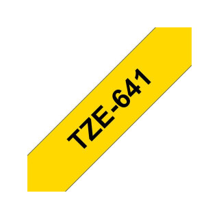 Tape BROTHER TZe-641 18mmx8m sort/gul