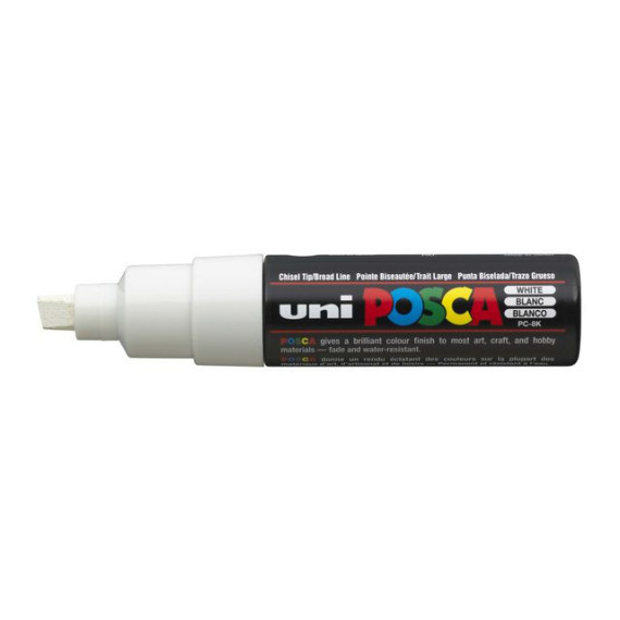 Paintmarker UNI Posca PC-8K hvit