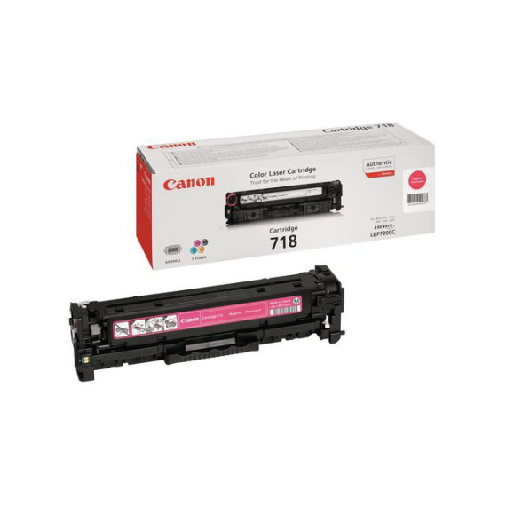 Toner CANON 718M 2.9K rød