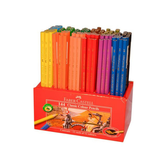 Fargeblyant FABER-CASTELL 12 farger(144)