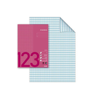 Arbeidsbok BANTEX A4 80g 5x10 rutet