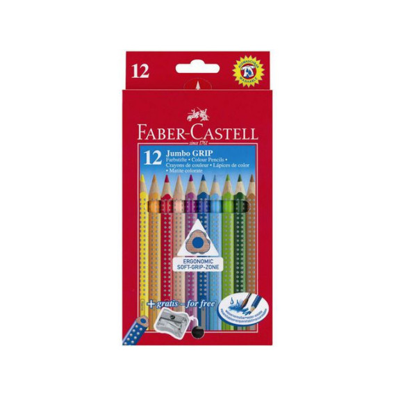 Fargeblyant FABER-CASTELL Jumbogrip (12)