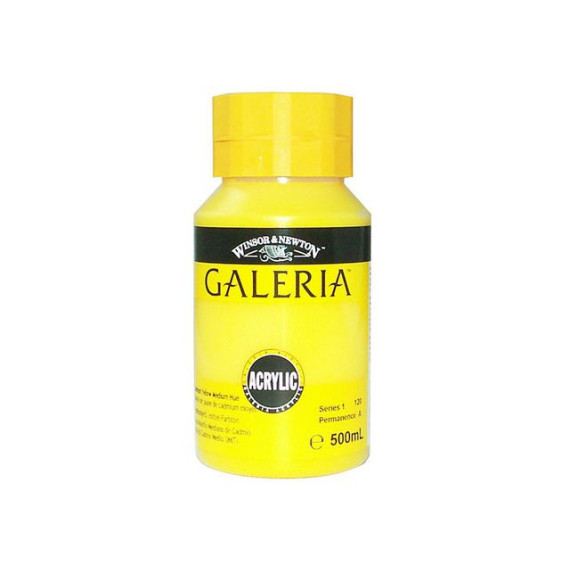 Akrylfarge Galeria 500ml gul