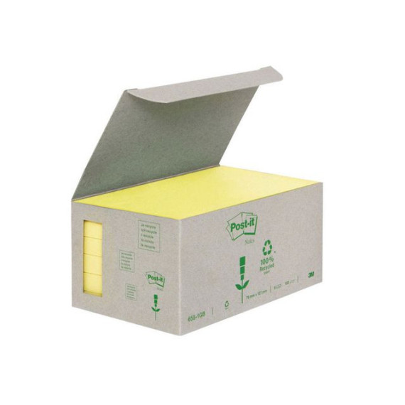 POST-IT® Green Line 76x127mm gul (6)