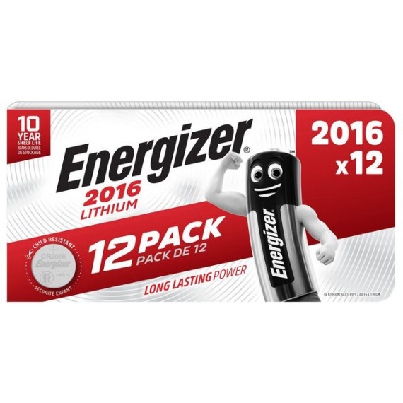 Batteri ENERGIZER Lithium CR2016 (12)