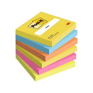 Notatblokk POST-IT Energetic 76x76mm (6)