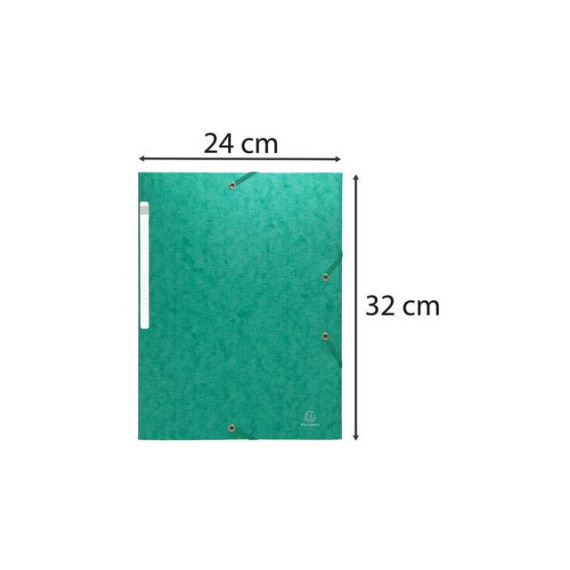 Strikkmappe EXACOMPTA A4 425g grønn